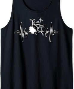 Drum Heartbeat Shirt Orca Music Graphic Tee Plus Size Tank Top