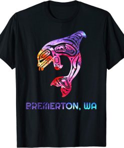 Bremerton WA Native American Orca Killer Whale T-Shirt